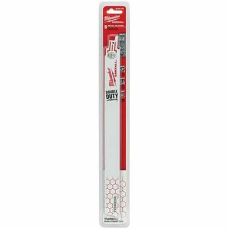 MILWAUKEE TOOL 12 in. 24 Tpi The Torch Sawzall Blades, 5PK ML48-00-5791